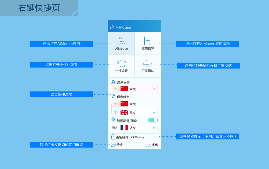 AiMouse初印象——软件界面功能简介 - AiMouse